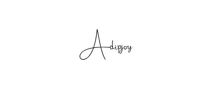 if you are searching for the best signature style for your name Adipjoy. so please give up your signature search. here we have designed multiple signature styles  using Andilay-7BmLP. Adipjoy signature style 4 images and pictures png