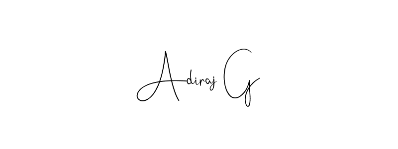 Best and Professional Signature Style for Adiraj G. Andilay-7BmLP Best Signature Style Collection. Adiraj G signature style 4 images and pictures png