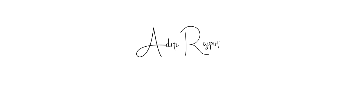 The best way (Andilay-7BmLP) to make a short signature is to pick only two or three words in your name. The name Aditi Rajput include a total of six letters. For converting this name. Aditi Rajput signature style 4 images and pictures png