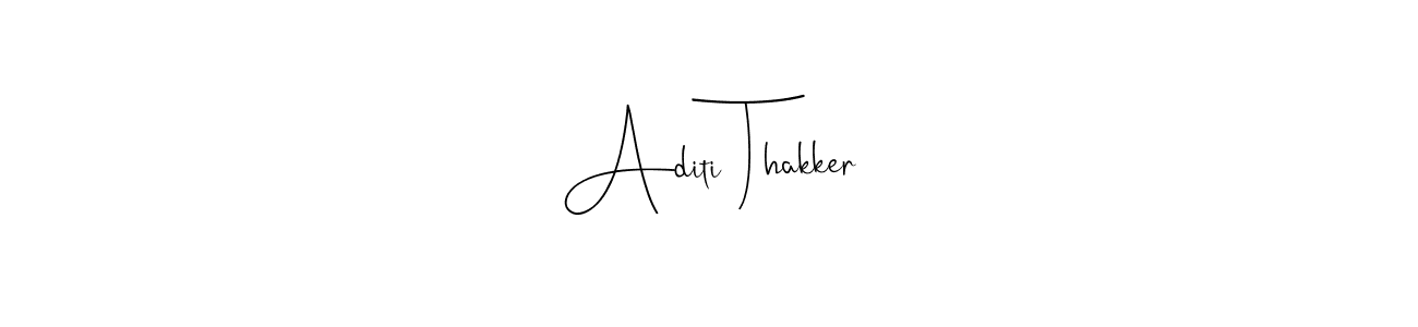 Here are the top 10 professional signature styles for the name Aditi Thakker. These are the best autograph styles you can use for your name. Aditi Thakker signature style 4 images and pictures png