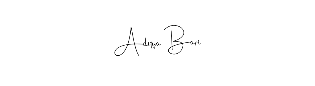 The best way (Andilay-7BmLP) to make a short signature is to pick only two or three words in your name. The name Aditya Bari include a total of six letters. For converting this name. Aditya Bari signature style 4 images and pictures png