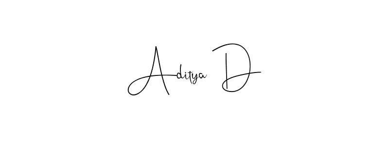 Once you've used our free online signature maker to create your best signature Andilay-7BmLP style, it's time to enjoy all of the benefits that Aditya D name signing documents. Aditya D signature style 4 images and pictures png