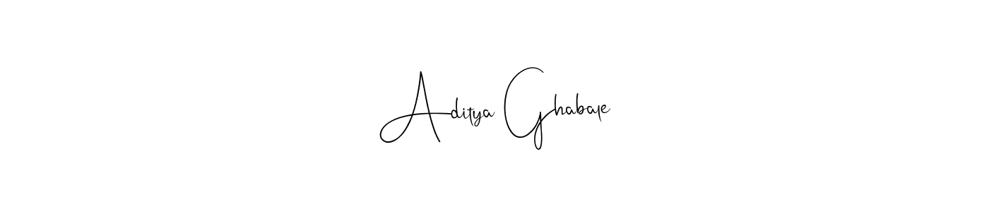 Make a beautiful signature design for name Aditya Ghabale. Use this online signature maker to create a handwritten signature for free. Aditya Ghabale signature style 4 images and pictures png