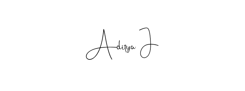 Make a beautiful signature design for name Aditya J. Use this online signature maker to create a handwritten signature for free. Aditya J signature style 4 images and pictures png