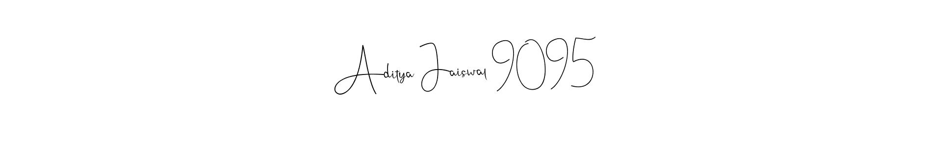 Here are the top 10 professional signature styles for the name Aditya Jaiswal 9095. These are the best autograph styles you can use for your name. Aditya Jaiswal 9095 signature style 4 images and pictures png