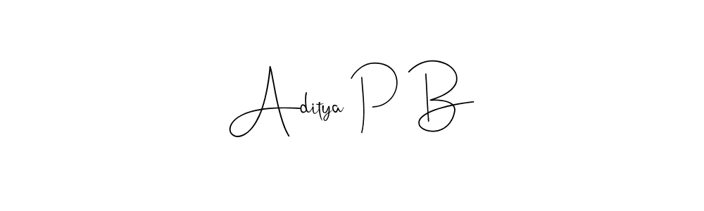 Similarly Andilay-7BmLP is the best handwritten signature design. Signature creator online .You can use it as an online autograph creator for name Aditya P B. Aditya P B signature style 4 images and pictures png