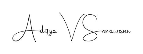 An effortless, minimalist signature concept for Aditya V Sonawane using Andilay-7BmLP design. Clean lines that look great on any document. Aditya V Sonawane signature style 4 images and pictures png