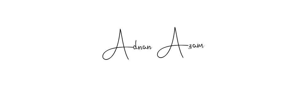 Create a beautiful signature design for name Adnan Azam. With this signature (Andilay-7BmLP) fonts, you can make a handwritten signature for free. Adnan Azam signature style 4 images and pictures png