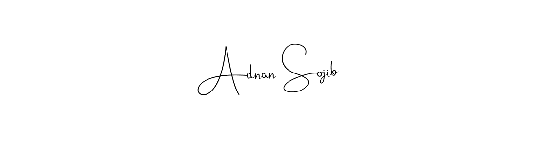 Also You can easily find your signature by using the search form. We will create Adnan Sojib name handwritten signature images for you free of cost using Andilay-7BmLP sign style. Adnan Sojib signature style 4 images and pictures png