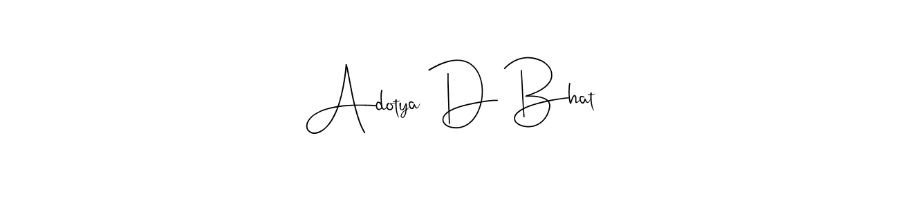 Best and Professional Signature Style for Adotya D Bhat. Andilay-7BmLP Best Signature Style Collection. Adotya D Bhat signature style 4 images and pictures png