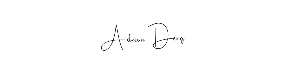 Create a beautiful signature design for name Adrian Deng. With this signature (Andilay-7BmLP) fonts, you can make a handwritten signature for free. Adrian Deng signature style 4 images and pictures png