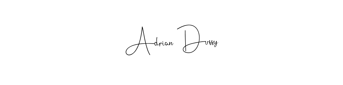Make a short Adrian Duffy signature style. Manage your documents anywhere anytime using Andilay-7BmLP. Create and add eSignatures, submit forms, share and send files easily. Adrian Duffy signature style 4 images and pictures png