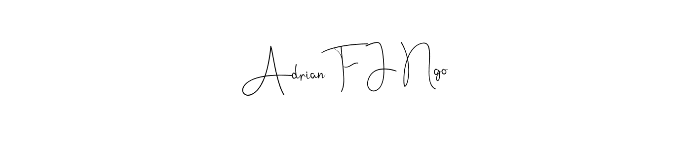 Here are the top 10 professional signature styles for the name Adrian F J Ngo. These are the best autograph styles you can use for your name. Adrian F J Ngo signature style 4 images and pictures png