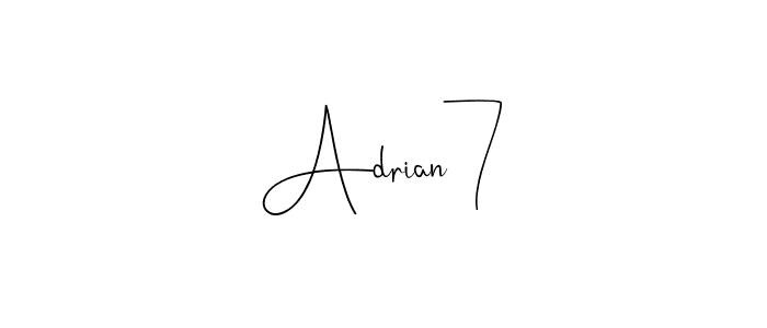 How to Draw Adrian7 signature style? Andilay-7BmLP is a latest design signature styles for name Adrian7. Adrian7 signature style 4 images and pictures png
