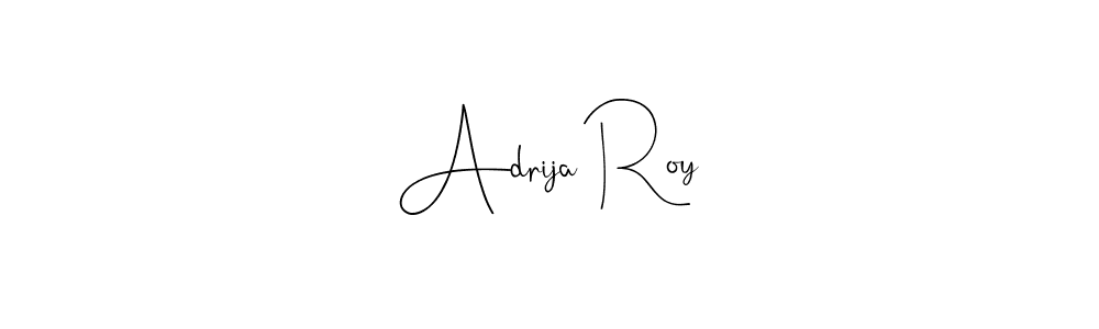 Make a short Adrija Roy signature style. Manage your documents anywhere anytime using Andilay-7BmLP. Create and add eSignatures, submit forms, share and send files easily. Adrija Roy signature style 4 images and pictures png