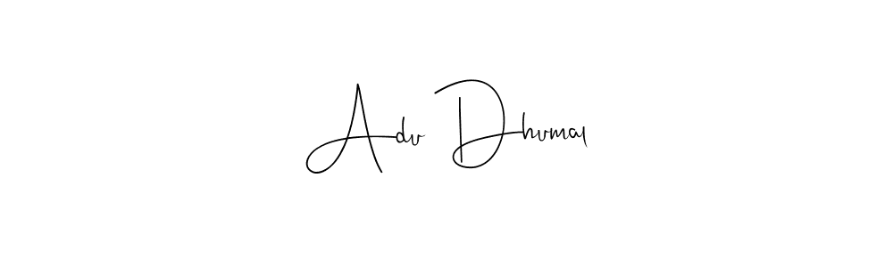 How to Draw Adu Dhumal signature style? Andilay-7BmLP is a latest design signature styles for name Adu Dhumal. Adu Dhumal signature style 4 images and pictures png