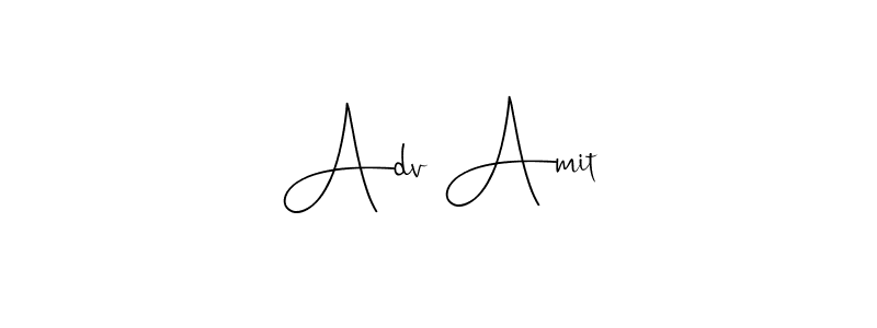 How to make Adv Amit signature? Andilay-7BmLP is a professional autograph style. Create handwritten signature for Adv Amit name. Adv Amit signature style 4 images and pictures png