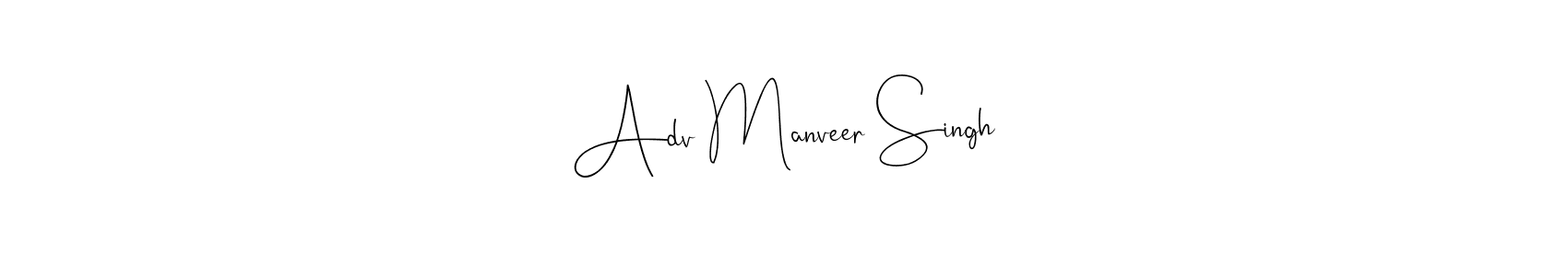 This is the best signature style for the Adv Manveer Singh name. Also you like these signature font (Andilay-7BmLP). Mix name signature. Adv Manveer Singh signature style 4 images and pictures png