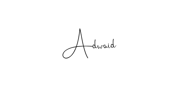 You can use this online signature creator to create a handwritten signature for the name Adwaid. This is the best online autograph maker. Adwaid signature style 4 images and pictures png