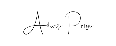Also You can easily find your signature by using the search form. We will create Adwita Priya name handwritten signature images for you free of cost using Andilay-7BmLP sign style. Adwita Priya signature style 4 images and pictures png