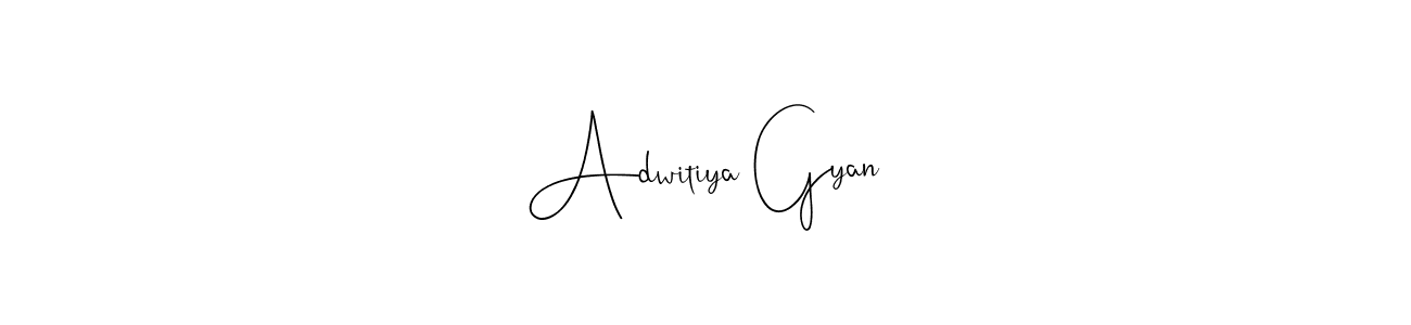 Adwitiya Gyan stylish signature style. Best Handwritten Sign (Andilay-7BmLP) for my name. Handwritten Signature Collection Ideas for my name Adwitiya Gyan. Adwitiya Gyan signature style 4 images and pictures png