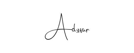 The Andilay-7BmLP lettering style adds unique flourish to name Adzfar. Stand out with a custom digital autograph made in seconds. Adzfar signature style 4 images and pictures png