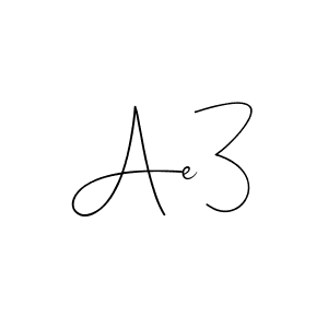 How to make Ae3 signature? Andilay-7BmLP is a professional autograph style. Create handwritten signature for Ae3 name. Ae3 signature style 4 images and pictures png