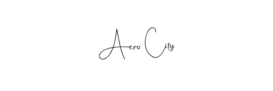Design your own signature with our free online signature maker. With this signature software, you can create a handwritten (Andilay-7BmLP) signature for name Aero City. Aero City signature style 4 images and pictures png