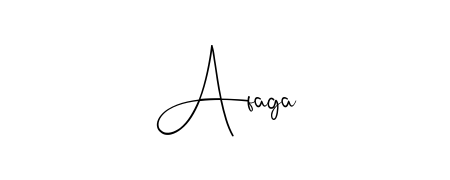 Stand out with a creative autograph for Afaga. The Andilay-7BmLP styling blends modern aesthetics with classic signature flourishes. Afaga signature style 4 images and pictures png