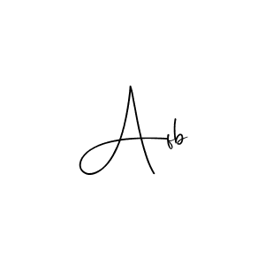 Make a beautiful signature design for name Afb. With this signature (Andilay-7BmLP) style, you can create a handwritten signature for free. Afb signature style 4 images and pictures png