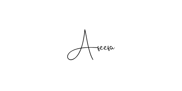 Create a beautiful signature design for name Afeefa. With this signature (Andilay-7BmLP) fonts, you can make a handwritten signature for free. Afeefa signature style 4 images and pictures png