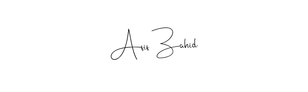 You should practise on your own different ways (Andilay-7BmLP) to write your name (Afif Zahid) in signature. don't let someone else do it for you. Afif Zahid signature style 4 images and pictures png