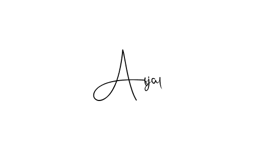 Make a beautiful signature design for name Afjal. With this signature (Andilay-7BmLP) style, you can create a handwritten signature for free. Afjal signature style 4 images and pictures png