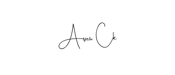 if you are searching for the best signature style for your name Afna Ck. so please give up your signature search. here we have designed multiple signature styles  using Andilay-7BmLP. Afna Ck signature style 4 images and pictures png