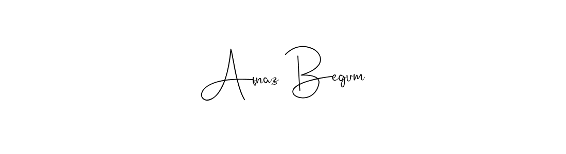 Make a beautiful signature design for name Afnaz Begum. Use this online signature maker to create a handwritten signature for free. Afnaz Begum signature style 4 images and pictures png