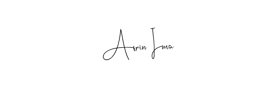 Create a beautiful signature design for name Afrin Ima. With this signature (Andilay-7BmLP) fonts, you can make a handwritten signature for free. Afrin Ima signature style 4 images and pictures png