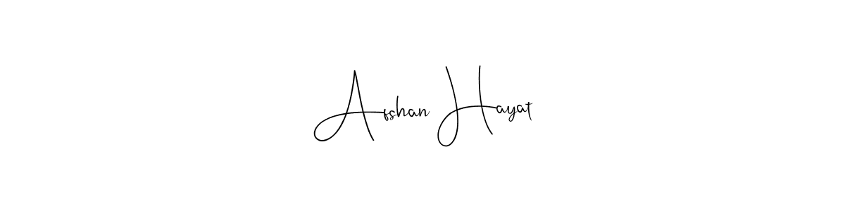 Use a signature maker to create a handwritten signature online. With this signature software, you can design (Andilay-7BmLP) your own signature for name Afshan Hayat. Afshan Hayat signature style 4 images and pictures png