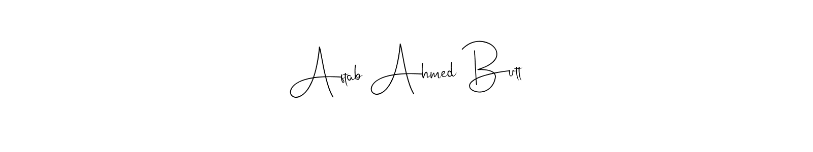 Similarly Andilay-7BmLP is the best handwritten signature design. Signature creator online .You can use it as an online autograph creator for name Aftab Ahmed Butt. Aftab Ahmed Butt signature style 4 images and pictures png