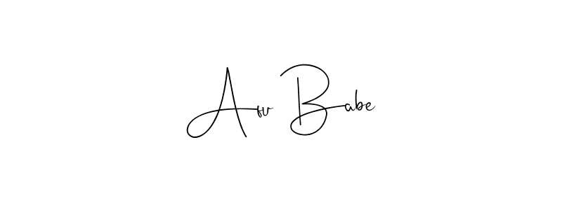 Once you've used our free online signature maker to create your best signature Andilay-7BmLP style, it's time to enjoy all of the benefits that Afu Babe name signing documents. Afu Babe signature style 4 images and pictures png