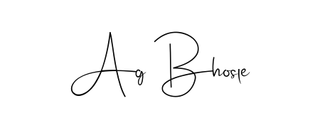 You should practise on your own different ways (Andilay-7BmLP) to write your name (Ag Bhosle) in signature. Don't let someone else do it for you. Ag Bhosle signature style 4 images and pictures png