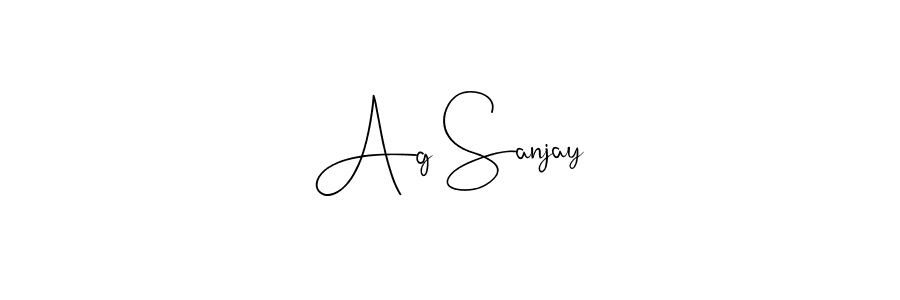 Similarly Andilay-7BmLP is the best handwritten signature design. Signature creator online .You can use it as an online autograph creator for name Ag Sanjay. Ag Sanjay signature style 4 images and pictures png