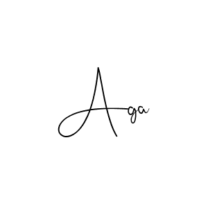 Also we have Aga name is the best signature style. Create professional handwritten signature collection using Andilay-7BmLP autograph style. Aga signature style 4 images and pictures png