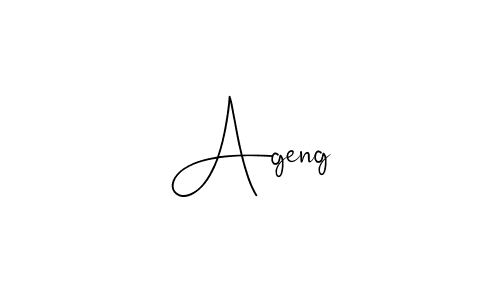 You can use this online signature creator to create a handwritten signature for the name Ageng. This is the best online autograph maker. Ageng signature style 4 images and pictures png