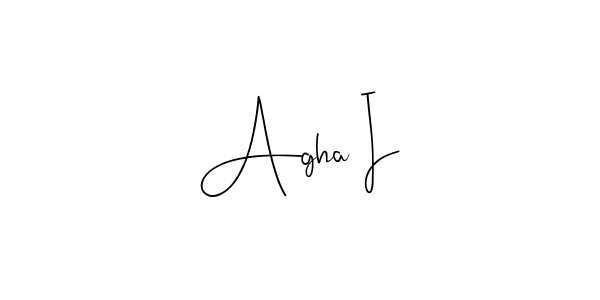 Also we have Agha I name is the best signature style. Create professional handwritten signature collection using Andilay-7BmLP autograph style. Agha I signature style 4 images and pictures png