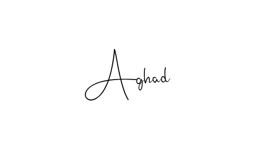 Make a beautiful signature design for name Aghad. Use this online signature maker to create a handwritten signature for free. Aghad signature style 4 images and pictures png