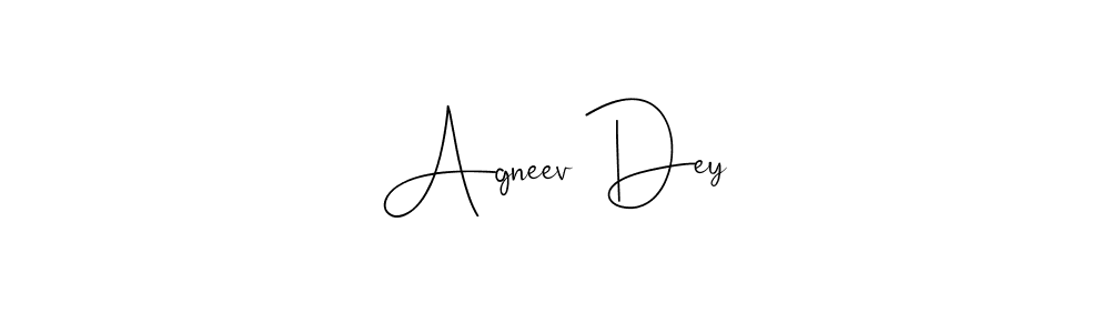 Make a beautiful signature design for name Agneev Dey. With this signature (Andilay-7BmLP) style, you can create a handwritten signature for free. Agneev Dey signature style 4 images and pictures png