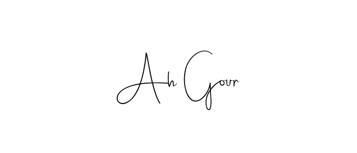Similarly Andilay-7BmLP is the best handwritten signature design. Signature creator online .You can use it as an online autograph creator for name Ah Gour. Ah Gour signature style 4 images and pictures png