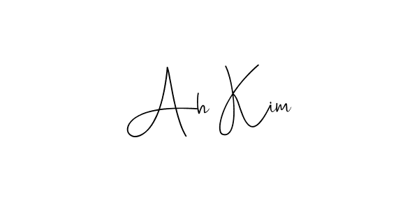 Ah Kim stylish signature style. Best Handwritten Sign (Andilay-7BmLP) for my name. Handwritten Signature Collection Ideas for my name Ah Kim. Ah Kim signature style 4 images and pictures png