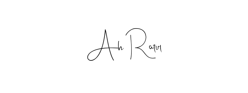 Also You can easily find your signature by using the search form. We will create Ah Ratul name handwritten signature images for you free of cost using Andilay-7BmLP sign style. Ah Ratul signature style 4 images and pictures png