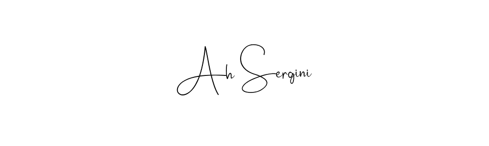 Best and Professional Signature Style for Ah Sergini. Andilay-7BmLP Best Signature Style Collection. Ah Sergini signature style 4 images and pictures png